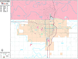 Lawton Wall Map