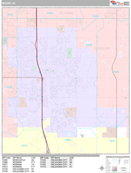 Moore Wall Map