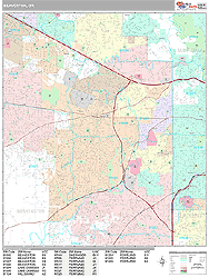 Beaverton Wall Map