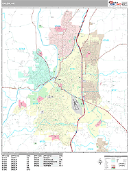 Salem Wall Map