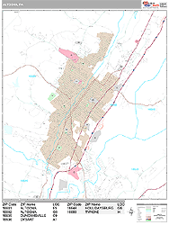 Altoona Wall Map