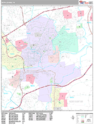 Bethlehem Wall Map