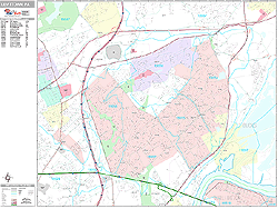 Levittown Wall Map