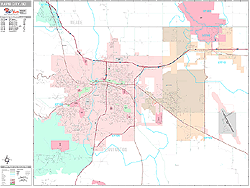 Rapid City Wall Map