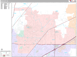 Bartlett Wall Map