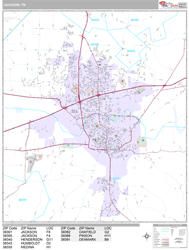 Jackson Wall Map