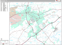 Kingsport Wall Map