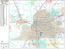 Memphis Wall Map