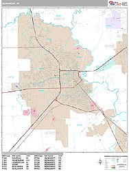 Beaumont Wall Map