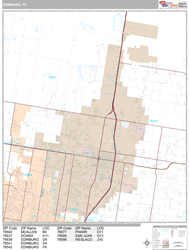 Edinburg Wall Map