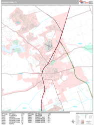 Georgetown  Wall Map