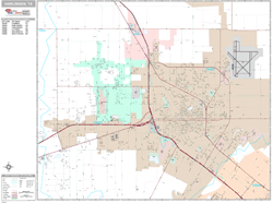 Harlingen Wall Map