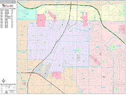 Richardson Wall Map