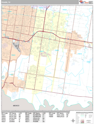 San Marcos Wall Map