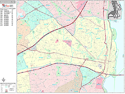 Alexandria Wall Map