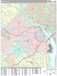 Arlington Wall Map