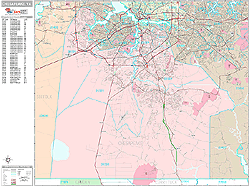 Chesapeake Wall Map