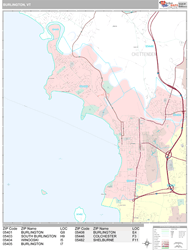 Burlington Wall Map