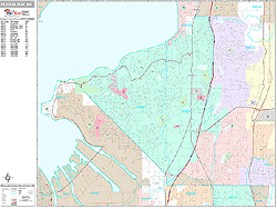 Federal Way Wall Map