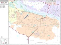 Kennewick Wall Map