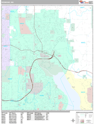 Redmond Wall Map