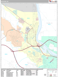 Richland Wall Map