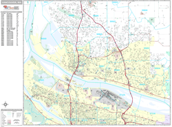 Vancouver Wall Map