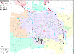 Yakima Wall Map