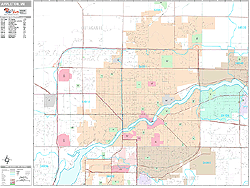 Appleton Wall Map