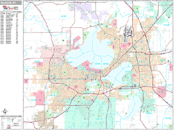 Madison Wall Map