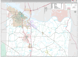 Morgan County, AL Wall Map