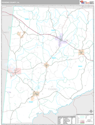 Pickens County, AL Wall Map