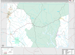 Winston County, AL Wall Map