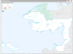 Nome County, AK Wall Map