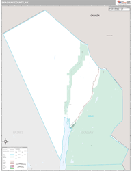 Skagway County, AK Wall Map