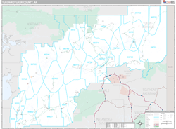 Yukon-Koyukuk County, AK Wall Map