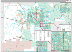 Maricopa County, AZ Wall Map