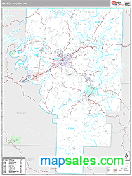 Baxter County, AR Wall Map