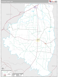 Calhoun County, AR Wall Map