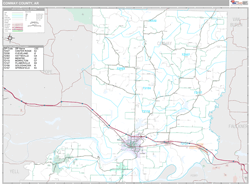 Conway County, AR Wall Map
