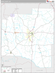 Grant County, AR Wall Map