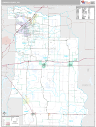 Lonoke County, AR Wall Map