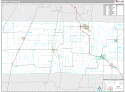 Poinsett County, AR Wall Map