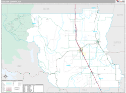 Colusa County, CA Wall Map