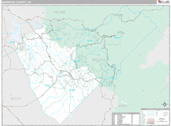 Mariposa County, CA Wall Map