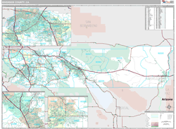 Riverside County, CA Wall Map