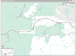 Clear Creek County, CO Wall Map