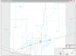 Crowley County, CO Wall Map