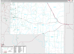 Elbert County, CO Wall Map