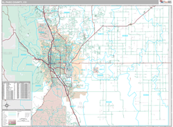 El Paso County, CO Wall Map